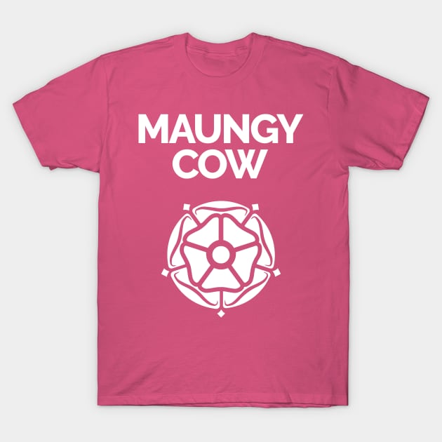 Maungy Cow Yorkshire Rose T-Shirt by Yorkshire Stuff